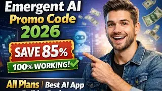 Emergent AI Promo Code 2026 (Save 85%) 100% Working All Plans | Best AI App Builder Review