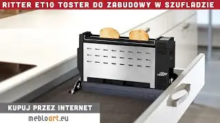 RITTER ET10 TOSTER DO ZABUDOWY w szufladzie stal szlachetna