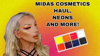 MIDAS COSMETICS HAUL, NEON CAKE LINER PALETTE REVIEW