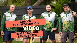 Garden Landscaping transformation in Brisbane by Human Nature Landscapes