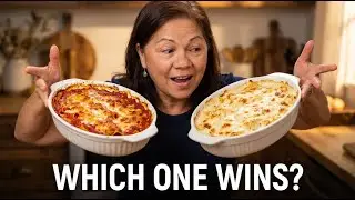 AMAZING Baked Pasta With TWO Different Sauce's Which One Is Better?