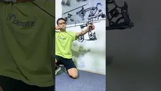 Steel ball archery composite bow 19 wheelbase compact and easy to carry