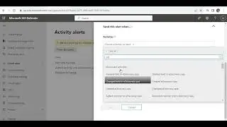 How to create activity alert policy in office 365 and Microsoft 365 or m365