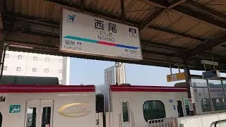【右側面車窓 速度計】 名鉄 特急 西尾 → 名鉄名古屋 【西尾線特急】