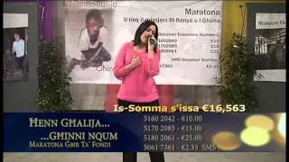 Romina Mamo - Maria Magdalena on Ghinni Nqum Marathon 2013
