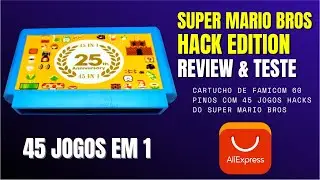 Cartucho de Famicom/Nes - Super Mario Bros Colection Hack Edition do AliExpress