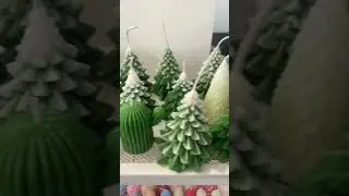 Christmas Candles Collection | Christmas Tree Candle |Santa Candles #candle #diy #candlelovers #gift