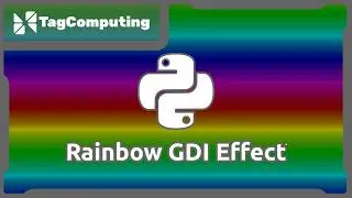 Make CRAZY Colour Gradients in Python (GDI) | RAINBOW