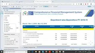 Expenditure Departmentwise Report 1