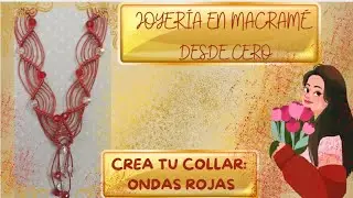 MACRAM&Eacute;: &iquest;Quieres un collar &uacute;nico? Mira este tutorial de macram&eacute; #macram&eacute; #tutorialmacram&eacute; #nudos