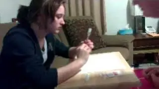 our IVF journey update kenzie gives me 2nd stim shot. video #19