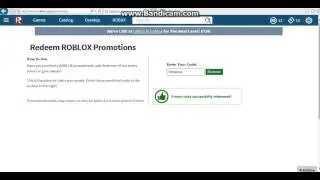 New Roblox Promocode April 2015! (Patched)