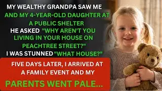 MY 4-YEAR-OLD AND ME WERE AT ATLANTA MISSION SHELTER WHEN A BLACK SEDAN ARRIVED