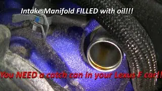 We install an Oil Catch can in our 2016 Lexus GS-F and YOU SHOULD TOO!!!