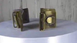 Brass Buckle Belts from Russia Soviet Union USSR set of 4, Belt Buckle Soviet USSR Army