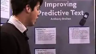 2008 Young Canadian Innovation Award - Anthony Brohan for Improving Predictive Text