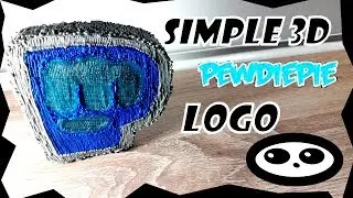 PewDiePie  Brofist LOGO 3D (3D pen)