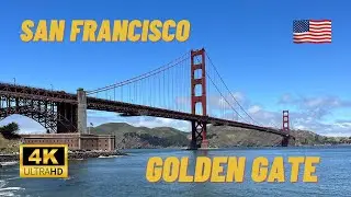 4K San Francisco: Larkin Street to Golden Gate Bridge Walk 🇺🇸