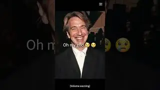 real audio of me seeing Alan in dark harbour 🤭 #harrypotter #snape #alanrickman #darkharbour #fyp