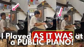 I Played As It Was by HARRY STYLES at a PUBLIC PIANO! | Public Piano Cover