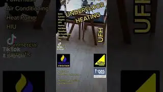 #UFH #UNDERFLOORHEATING problem diagnosed & fixed. Checked with Thermal Imaging camera. #Boiler