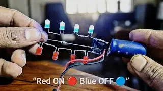 School project for class 7th ! Flash Light Circuit | One ON One OFF LED Project | DIY Electronics
