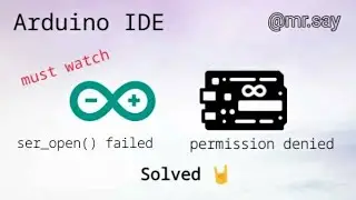 Arduino IDE [Error] ser_open(): can't open device 