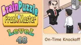 Brain Puzzle: Prank Master level 48 gameplay walkthrough solution 