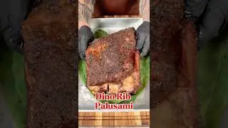 Dino Ribs Palusami #samoa #samoanfood #polynesia #hawaiian #hawaiifood