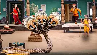 घर मे घुसे तीन-सिर वाले साँप से कान्हा जी कैसे सामना करेंगे? - YASHOMATI MAIYYA KE NANDLAL | Krishna