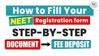 NEET form fill up 2026 | NEET form fill up 2026 Step by Step | Document, Fee Deposit #neet