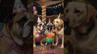Yuki's Party 2026 #bulldog #dogbreed #pets #englishbulldog #cute #bulldogs