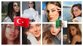 ممثلات جزائريات 🇩🇿 شبيهات بممثلات تركيات 🇹🇷 (نوميديا لزول. شيماء عطا الله. كنزة مرسلي. ليليان بركون)