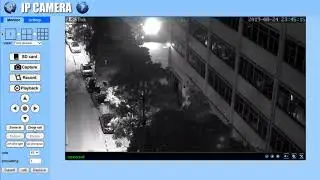 5X Optical Zoom PTZ Camera Night Vision Demonstration