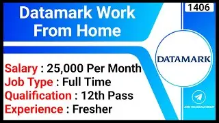 Datamark Work From Home | Online Job At Home | Remote Jobs |  Customer Service Agent Jobs