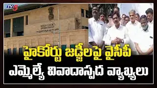 YCP MLA MS babu Sensational Comments On AP High Court Judges | TV5 News