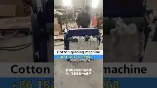 roller type cotton fiber ginning machine seed cotton gins cotton seed separator machine