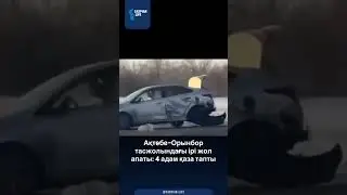 АҚТӨБЕ-ОРЫНБОР ТАСЖОЛЫНДАҒЫ ІРІ ЖОЛ АПАТЫ: 4 АДАМ ҚАЗА ТАПТЫ