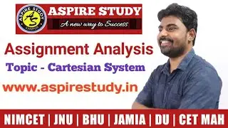 Assignment - Cartesian System NIMCET Online Class