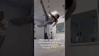Lost the strength to Invert today!! 🥴🥴🥴 #polefitness #viral #bristol #tiktok #bodyconfidence