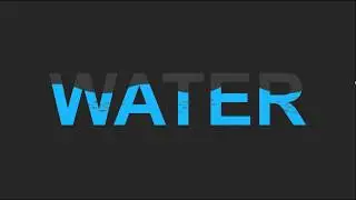 Text filling with water - how's it ? Pure CSS Animation Effects - Without SVG