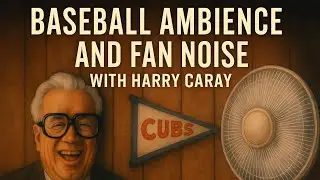 🎧 Harry Caray's Baseball Ambience: And Fan Noise  ⚾️ | 4k