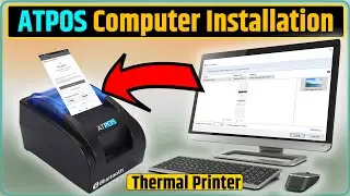 ATPOS Thermal Printer PC Computer Laptop Setup | Computer Se Receipt Kaise Nikale | H58 Printer Driv
