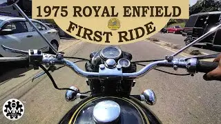 1972 ROYAL ENFIELD BULLET 350 FIRST RIDE AFTER RESTORATION