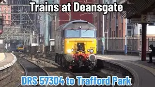 Trains at Deansgate | Fantastic few hours spent inc. DRS 57304 to Trafford Park!