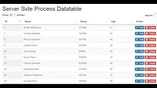 DataTables - Server-side Processing using php and Ajax Part4 by Sokchab