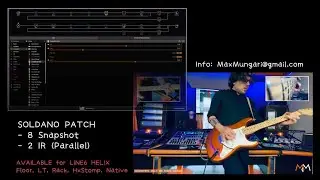 LINE 6 Helix “Soldano Patch” (GUITAR Isolated) by MaxMungari