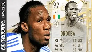 A GOAL MACHINE! 92 Didier Drogba FIFA 21 PLAYER REVIEW ICON MOMENTS SBC MOMENTS