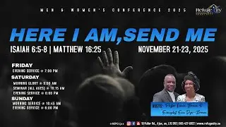 Men & Women's Conference 2025 | SATURDAY NIGHT | 11/22/2025 | Refuge City Online