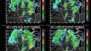 May 8 2014 - Radar Reflectivity Forecast